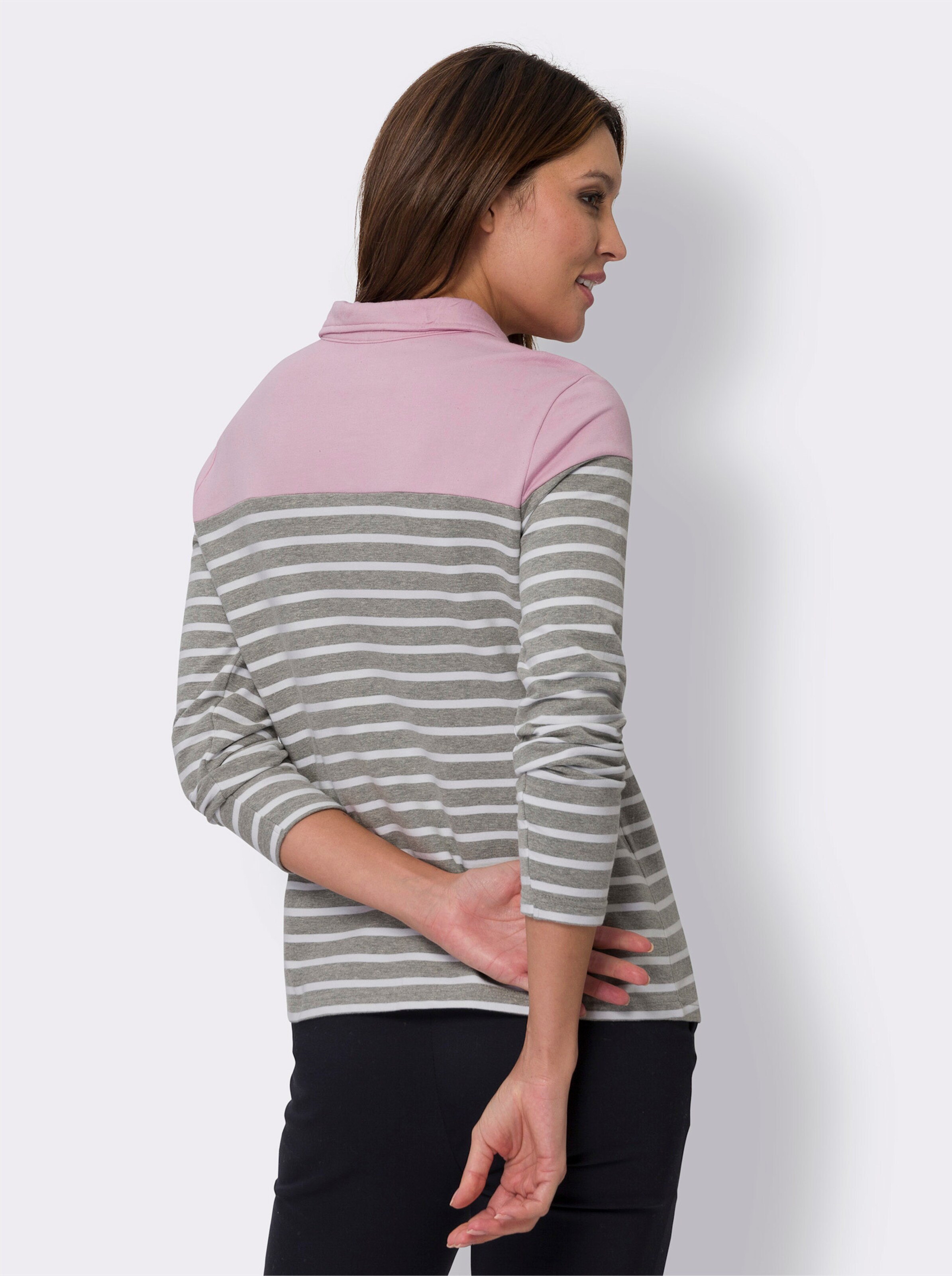 Sweatshirt im Ringelmuster