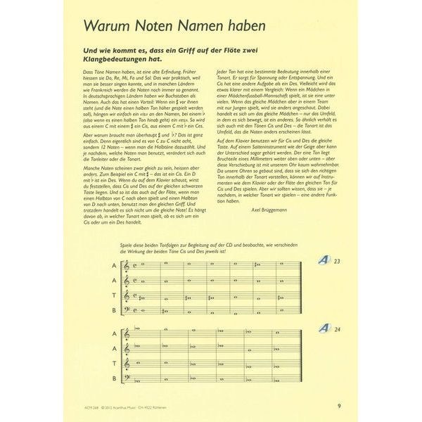 Acanthus Music AltblockflötenReise 3