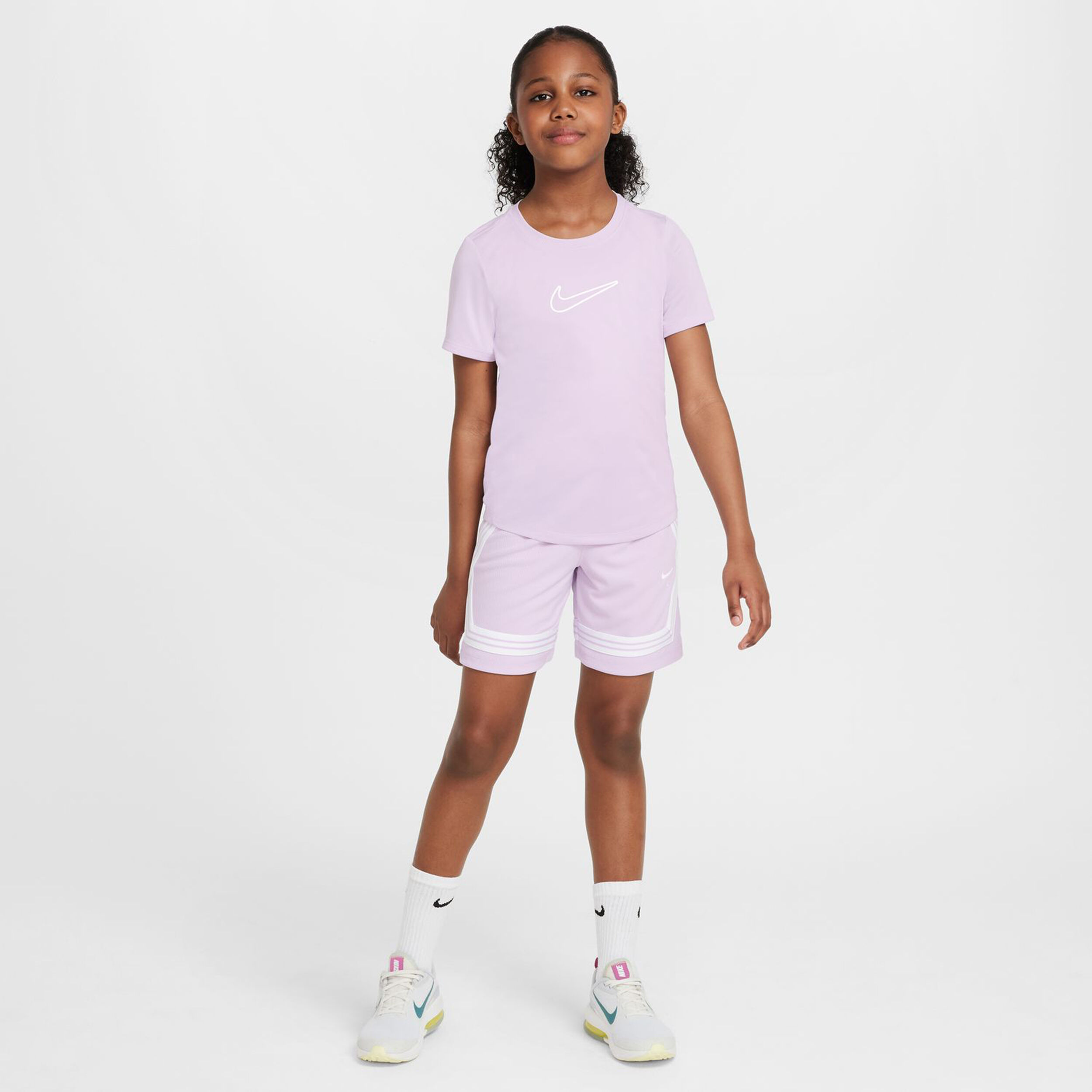Nike Dri-FIT One T-shirt Filles - Violet