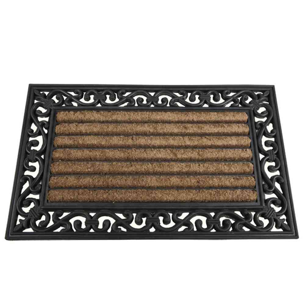 Gummimatte IMPALLA - schwarz-natur - 45x75 cm