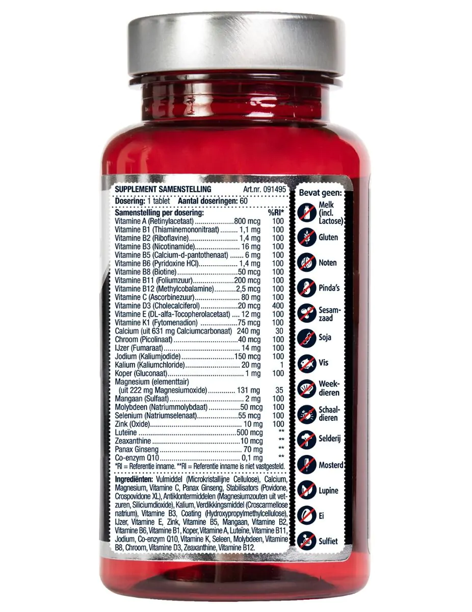 Multi A-Z 65+ tabletten