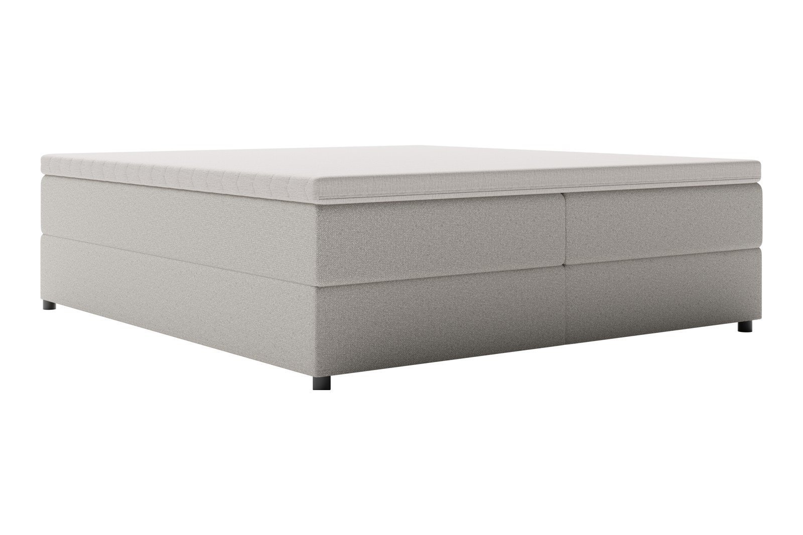 Premium 10 oppbevaringsseng 180x200 cm Magasinseng med oppbevaring, åpnes fra siden. I tekstil terranova 08 krem, med fast fasthetsgrad og premium 10 overmadrass,sorte ben. Sengegavl selges separat.