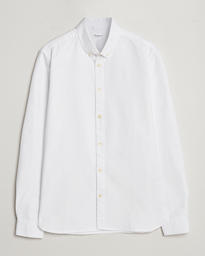 KnowledgeCotton Apparel Harald Small Owl Regular Oxford Shirt Bright White