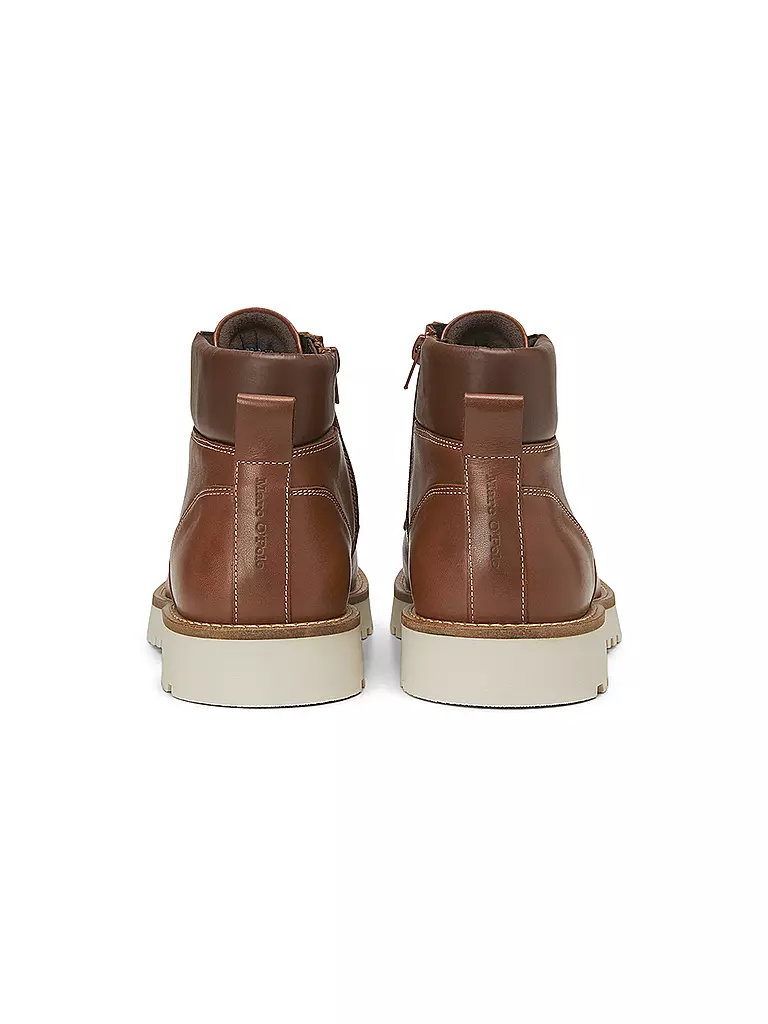 MARC O'POLO Schnürboots hellbraun