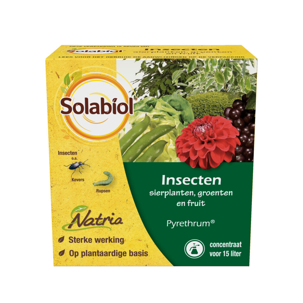 Solabiol Natria Pyrethrum concentraat - Gewasbescherming - 30 Milliliter - Vloeibaar concentraat
