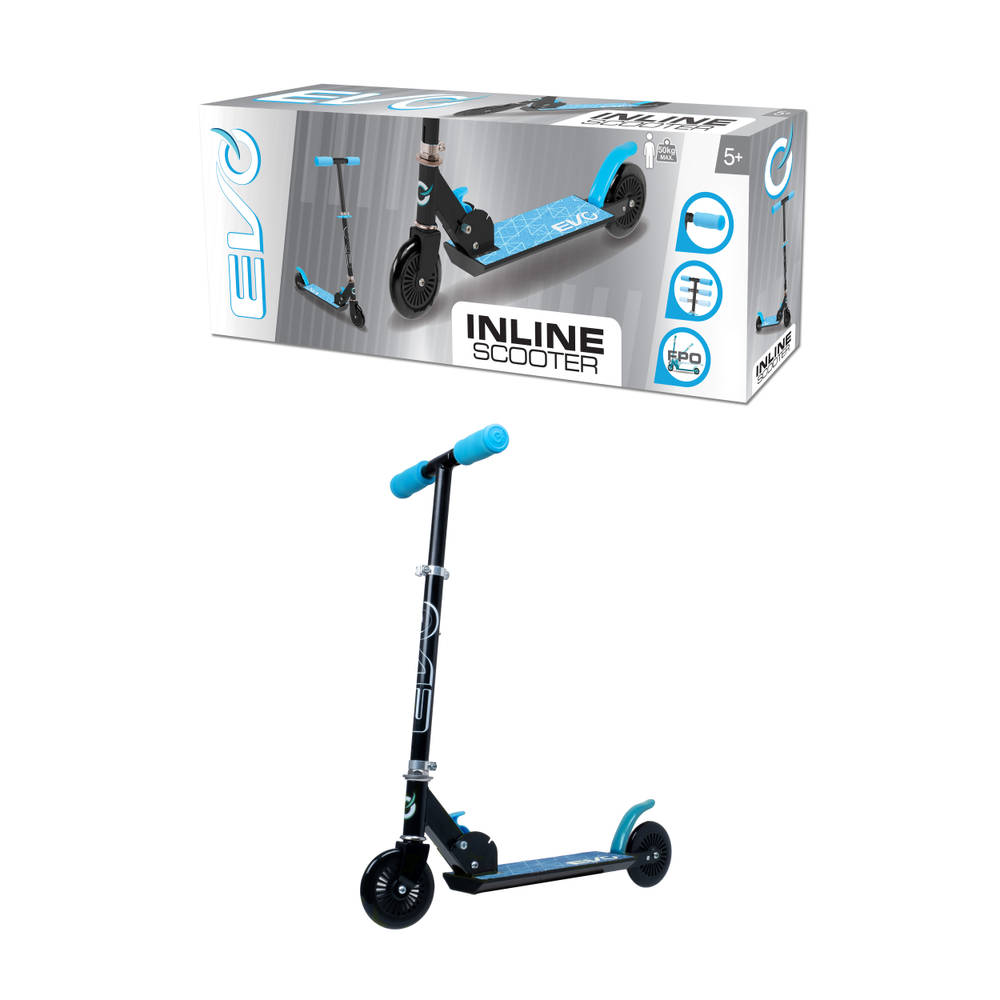 EVO Inline step - zwart/blauw