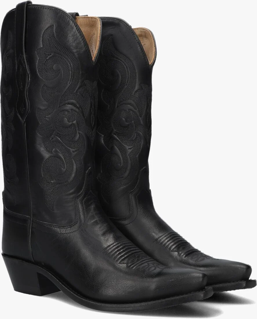 BOOTSTOCK zwarte bootstock cowboylaarzen black treasure women