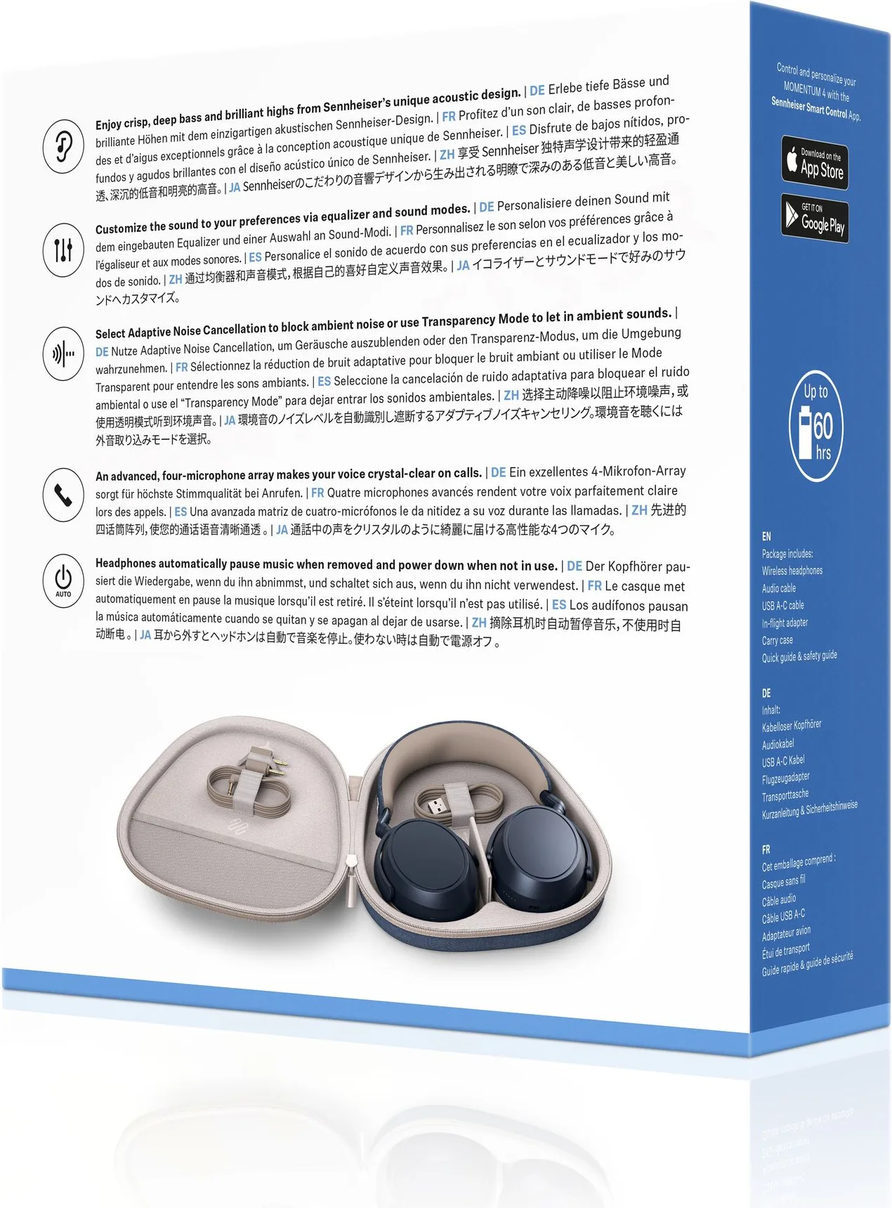 Sennheiser Momentum 4 Denim Casques Bluetooth