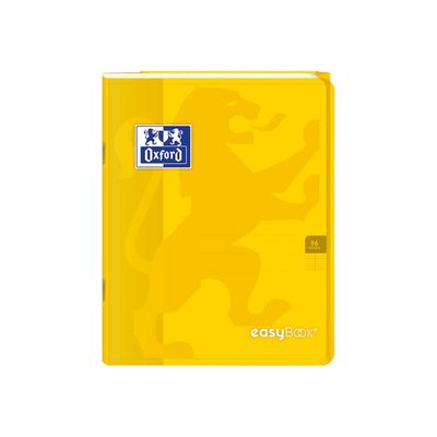 Oxford Easy Book - Cahier polypro 17 x 22 cm - 96 pages - grands carreaux (seyès) - disponible dans différentes couleurs