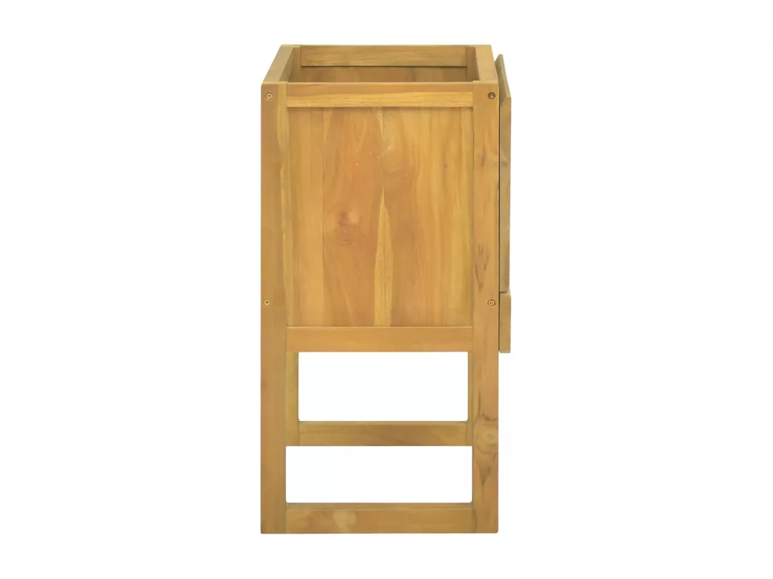 Armoire de salle de bain 60x40x75 cm bois de teck solide