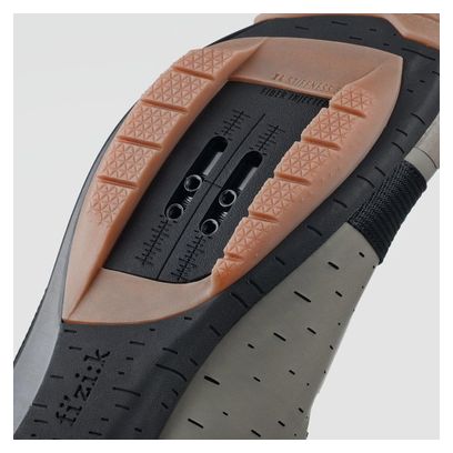 Chaussures Gravel Fizik Terra Powerstrap X4 Mud Caramel / Vert