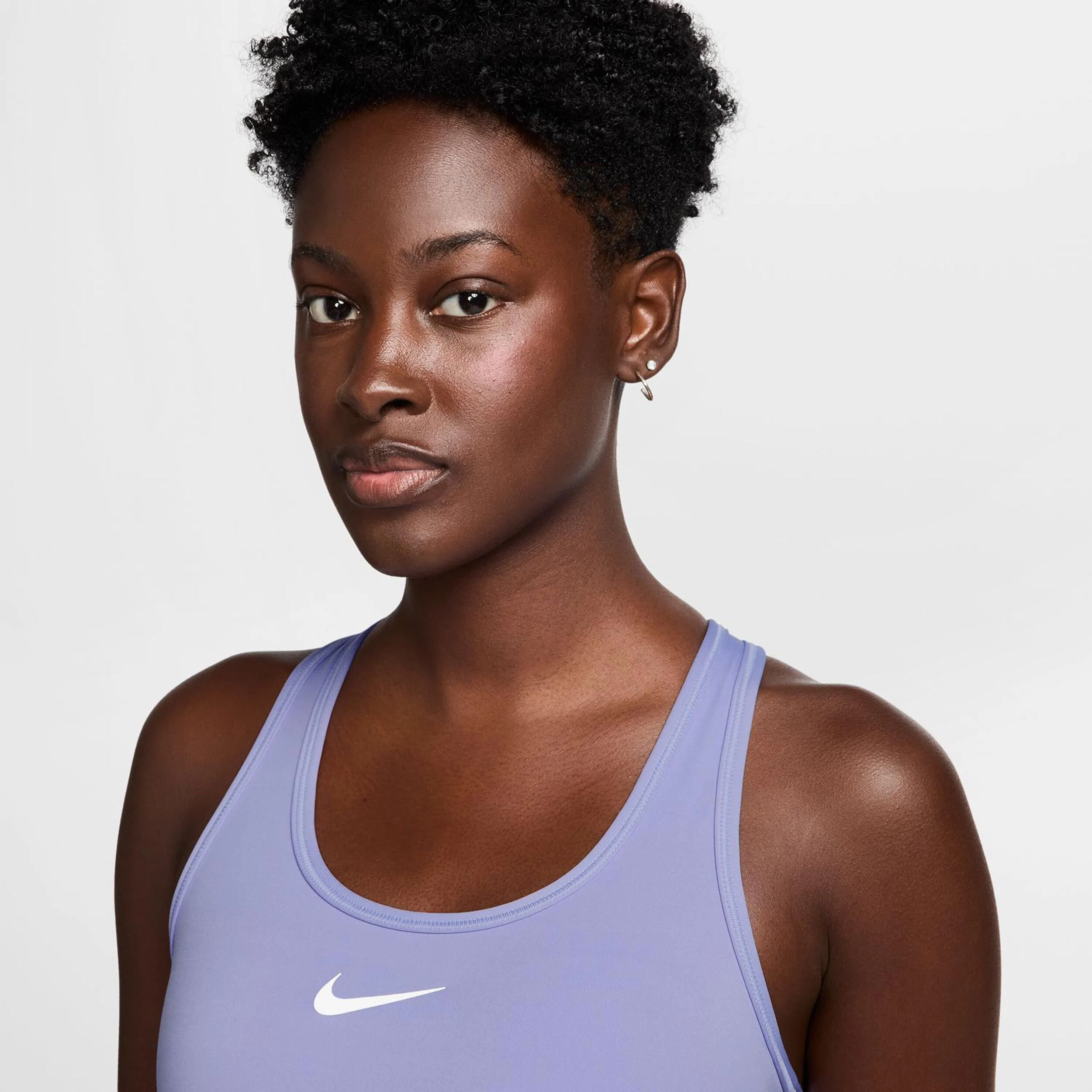 Nike Swoosh Medium Support Soutien-gorge Sport Femmes - Violet