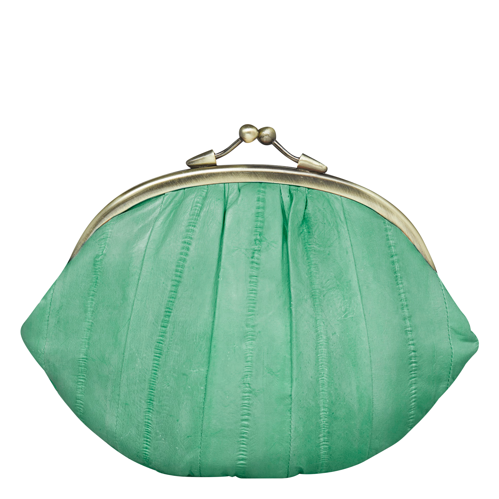 Porte-monnaie en cuir | Vert