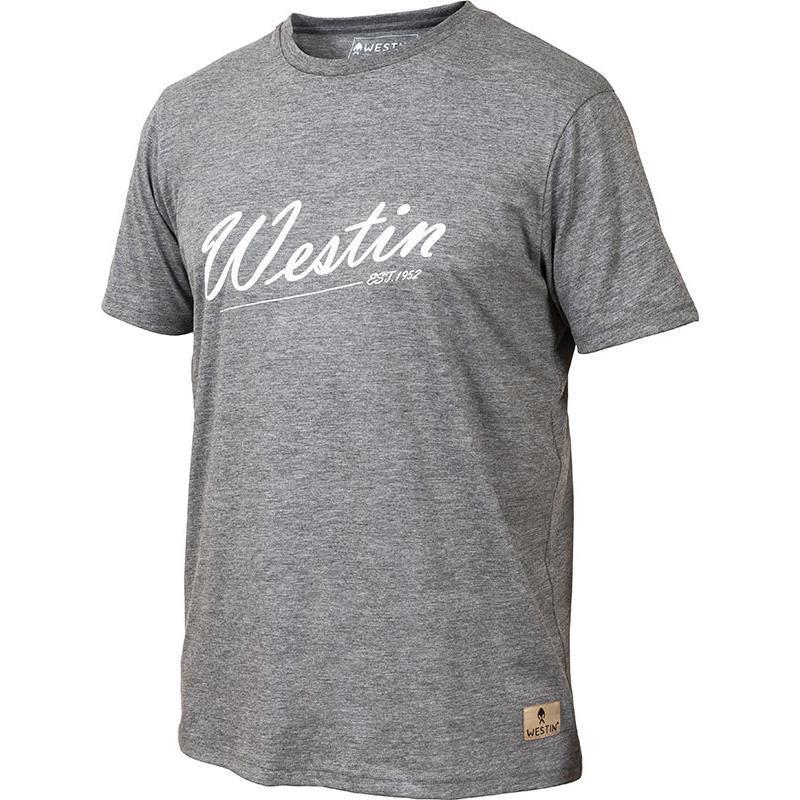 Tee Shirt Manches Courtes Homme Westin Old School T-Shirt - Gris