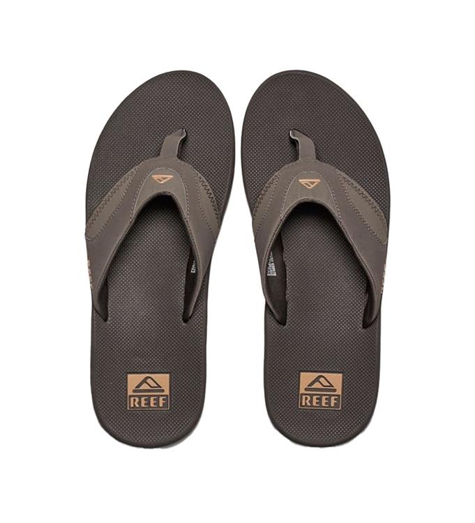 Reef Men Fanning Brown/Gum Teenslippers