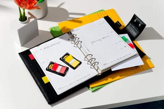 Indeksfaner, Post-it Index, medium, i dobbeltpakke, rød, pakke a 50 ark