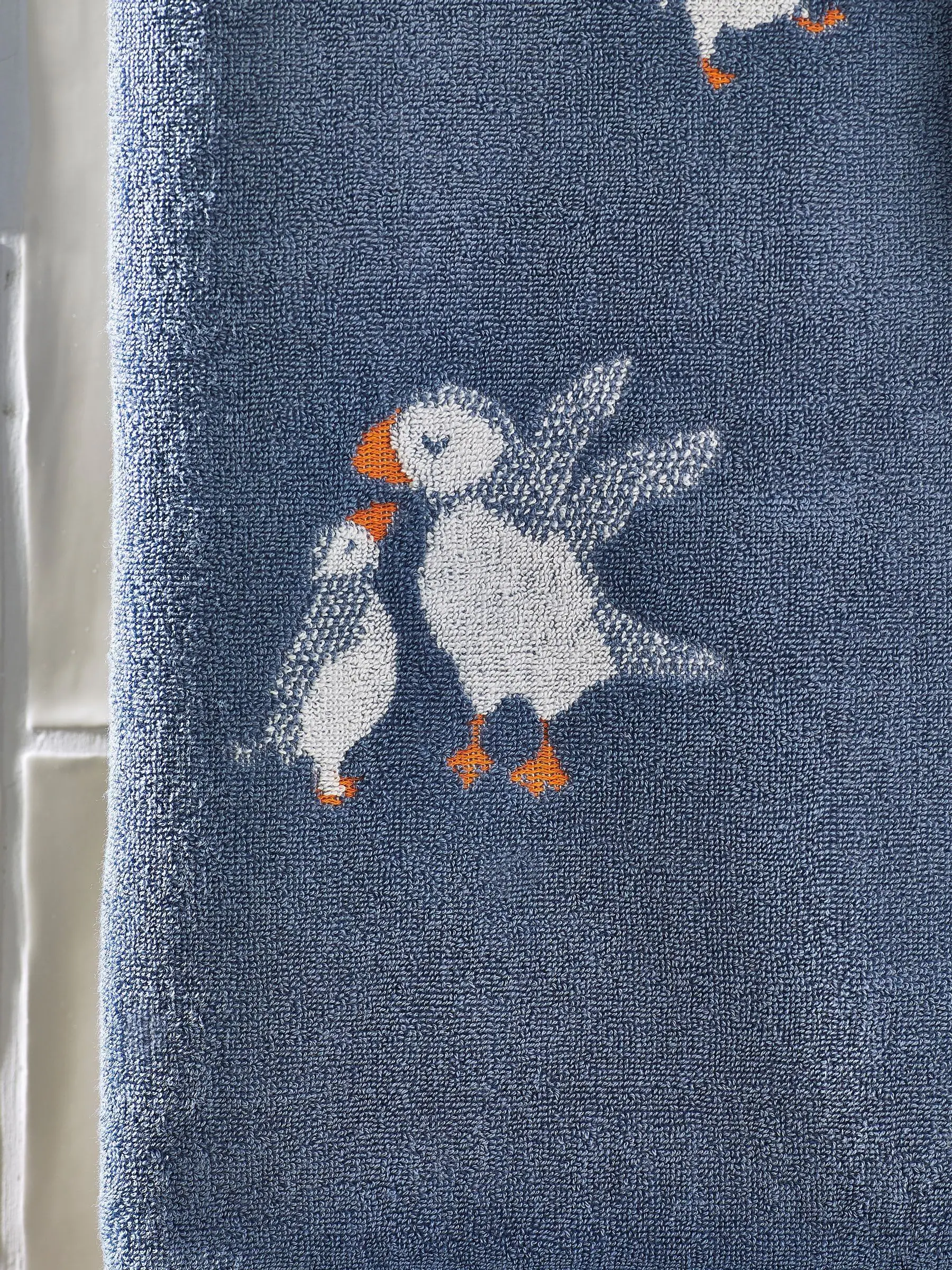 Handdoeken van 100% katoen met Puffin