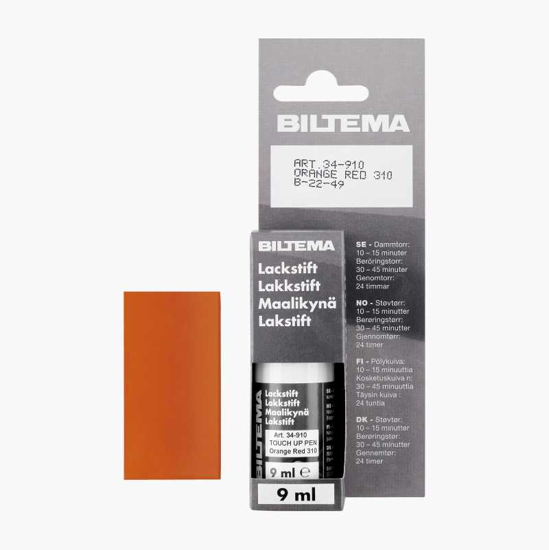 Lakkstift, oransje-rød 310, 9 ml