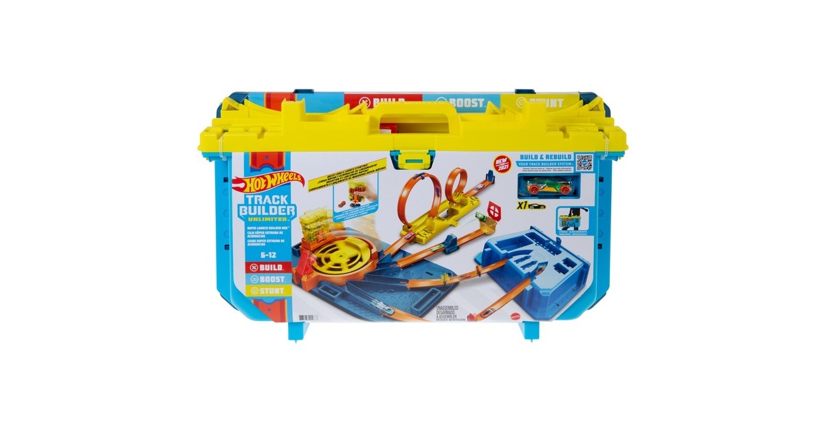 Hot WheelsTrack Builder Unlimited Rapid Launch Builder Box Racebaan
