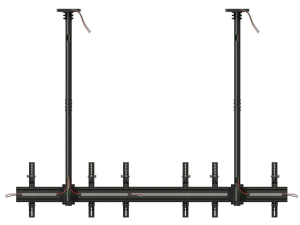 Multibrackets M Menu Board Mount Pro MBC3X1U - Beslag - aluminium, stål - sort - skærmstørrelse: 40