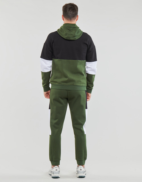 Emporio Armani EA7 - ATHLETIC COLORBLOCK TRACKSUIT - Noir / Kaki / Blanc