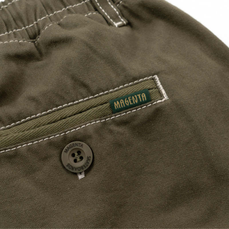 Coutures lâches pour pantalon - kaki
