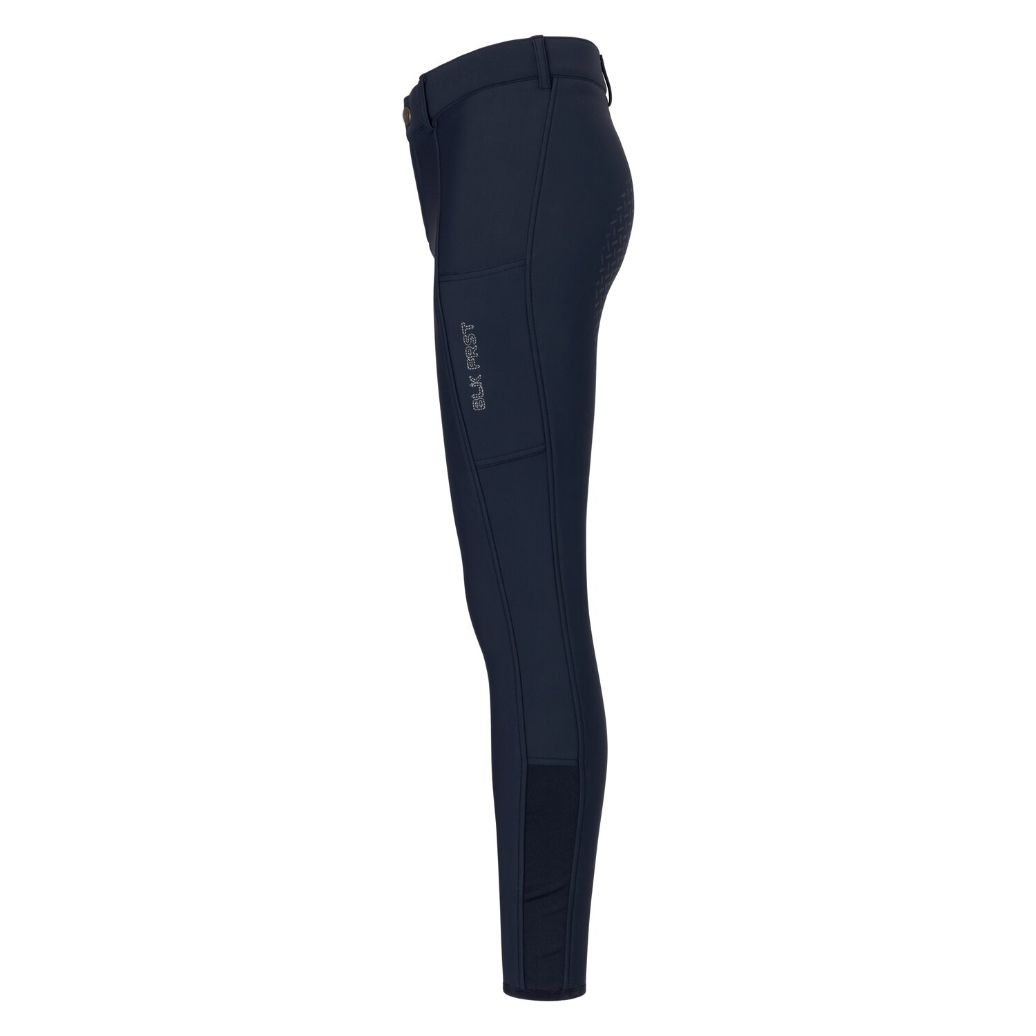 black forest kids Vollbesatz-Reithose Softshell Grip - navy