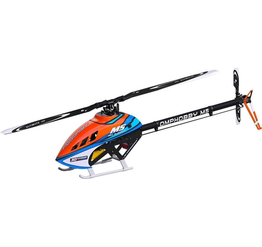 Helikopter M5 Cosmic-Orange Bausatz und Rotorblätter<br>M5 vielseitiger Modellheli