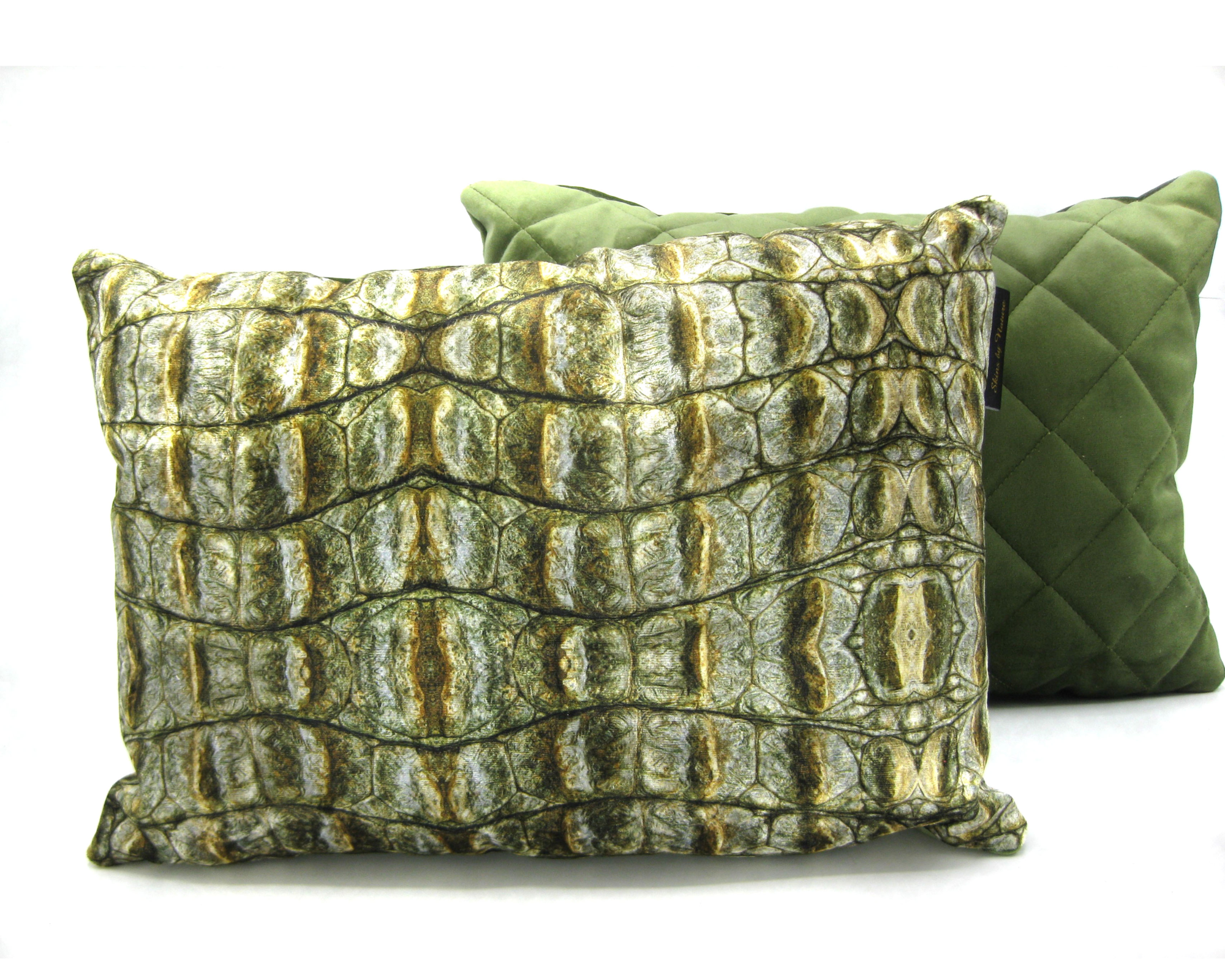 Kussen Crocoprint 50 x 30 cm