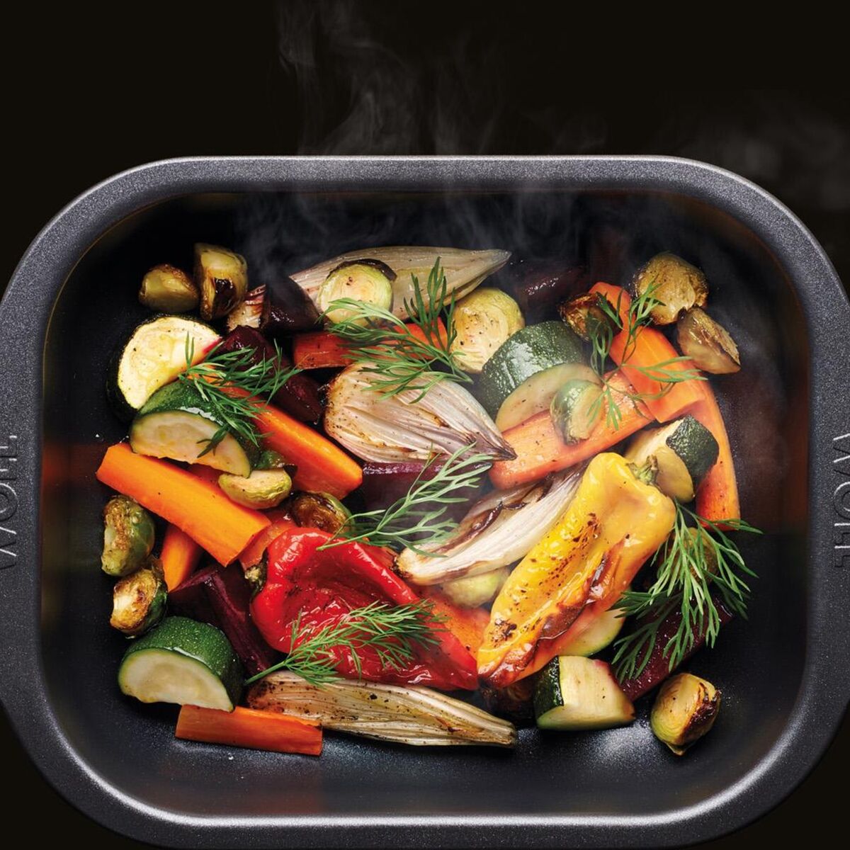Woll Roast It ildfast form 1,6 liter, svart