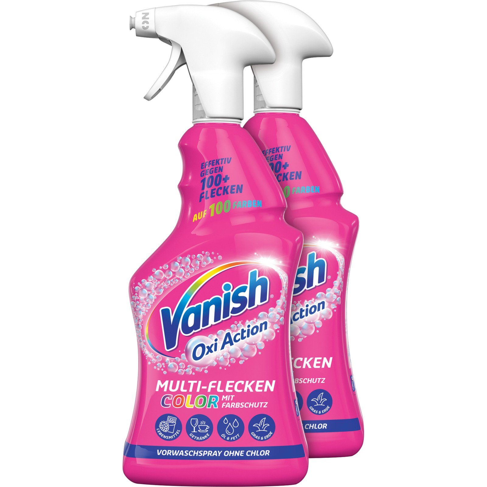 Vanish Oxi Action Multi-Flecken-Vorwaschspray Color 2 x 750 ml