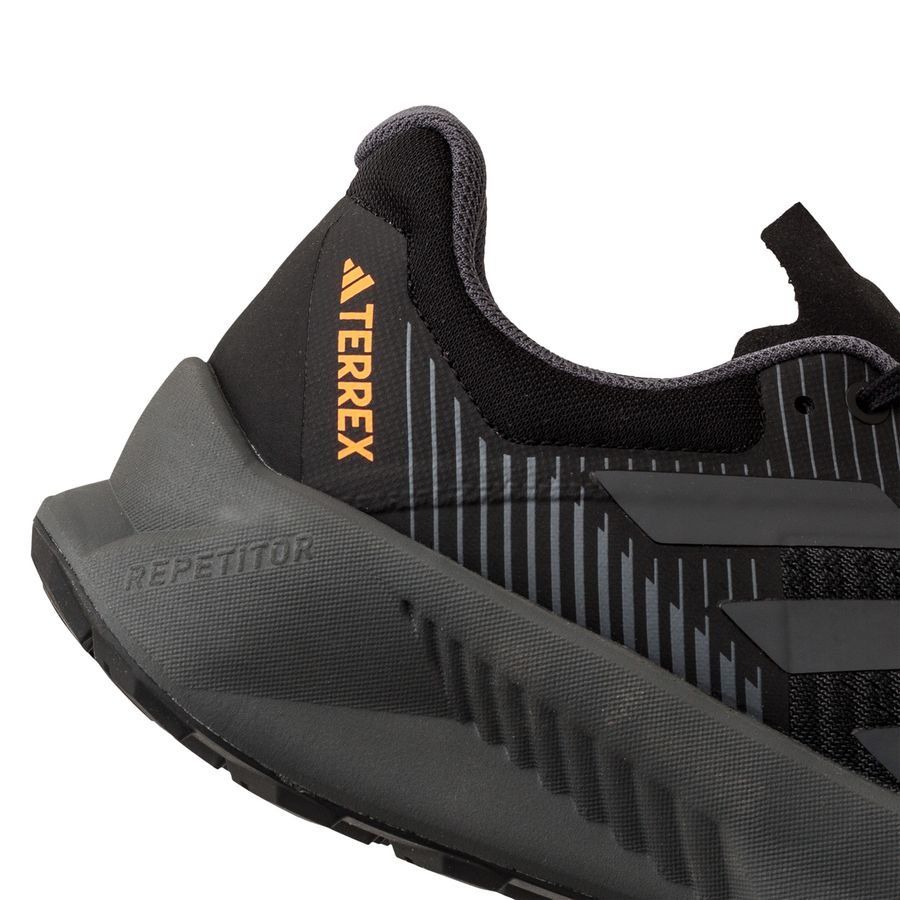 adidas Chaussures de Running Terrex Soulstride Flow - Noir/Grey Six/Orange