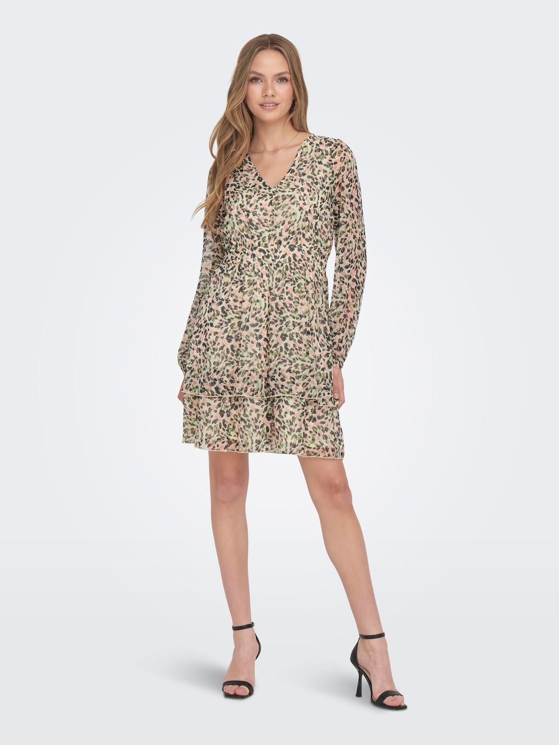 ONLADELE Kurzes Kleid Sandshell