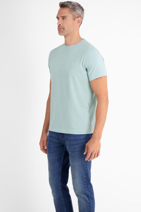 Lerros blauwe heren t-shirt