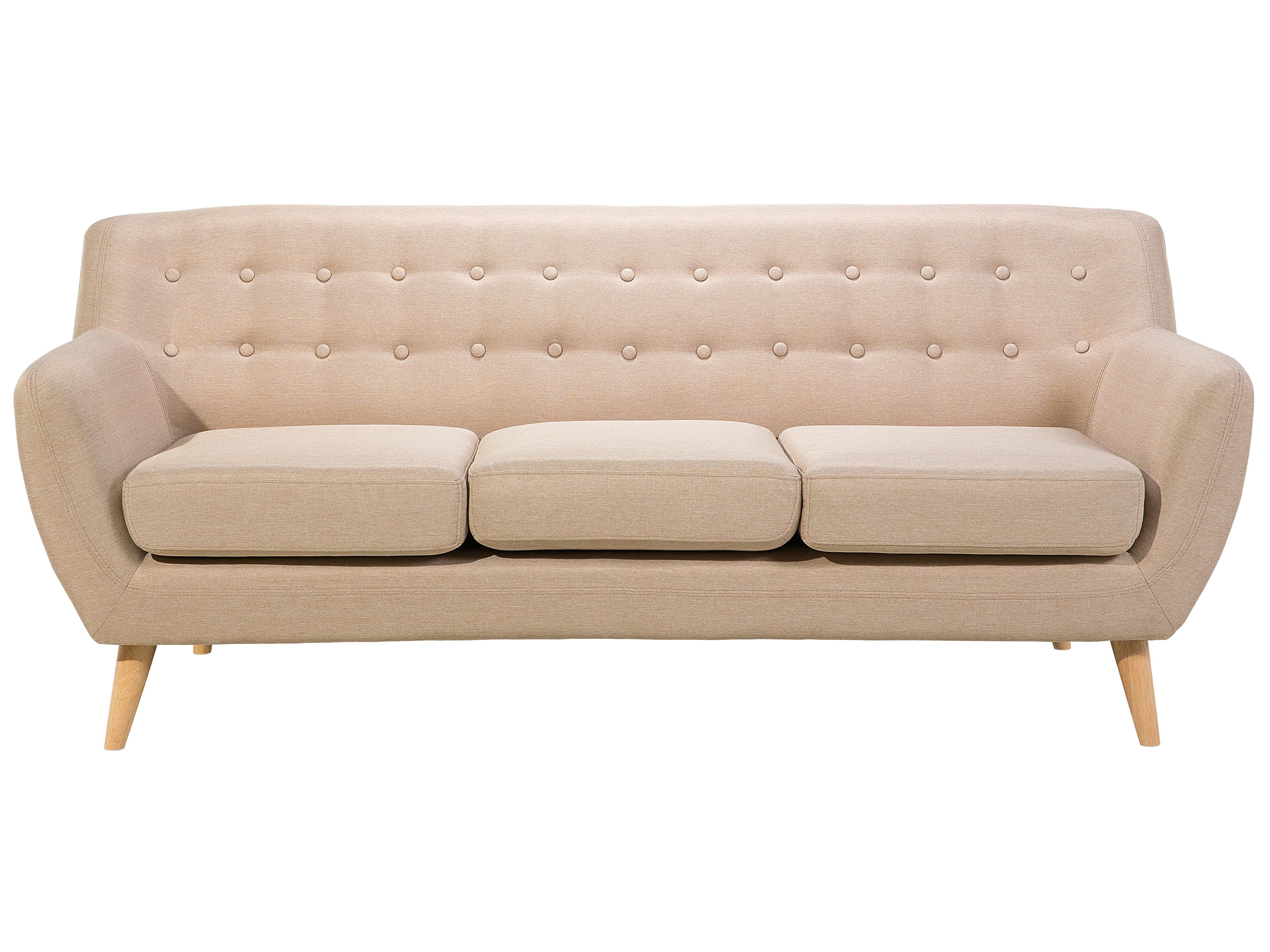 Bank 3-zits MOTALA Stof Beige