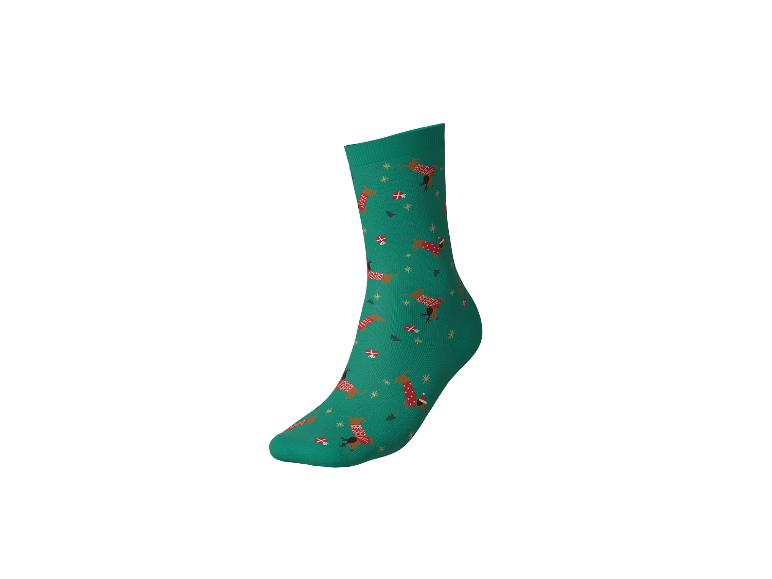 3 Paar dames kerstsokken