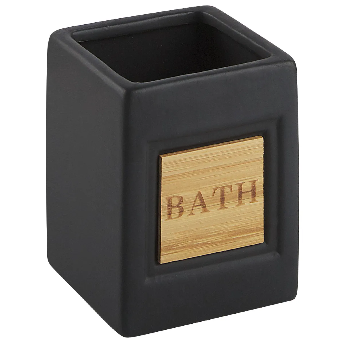 Beliani Set de salle de bain KOUROU - Noir