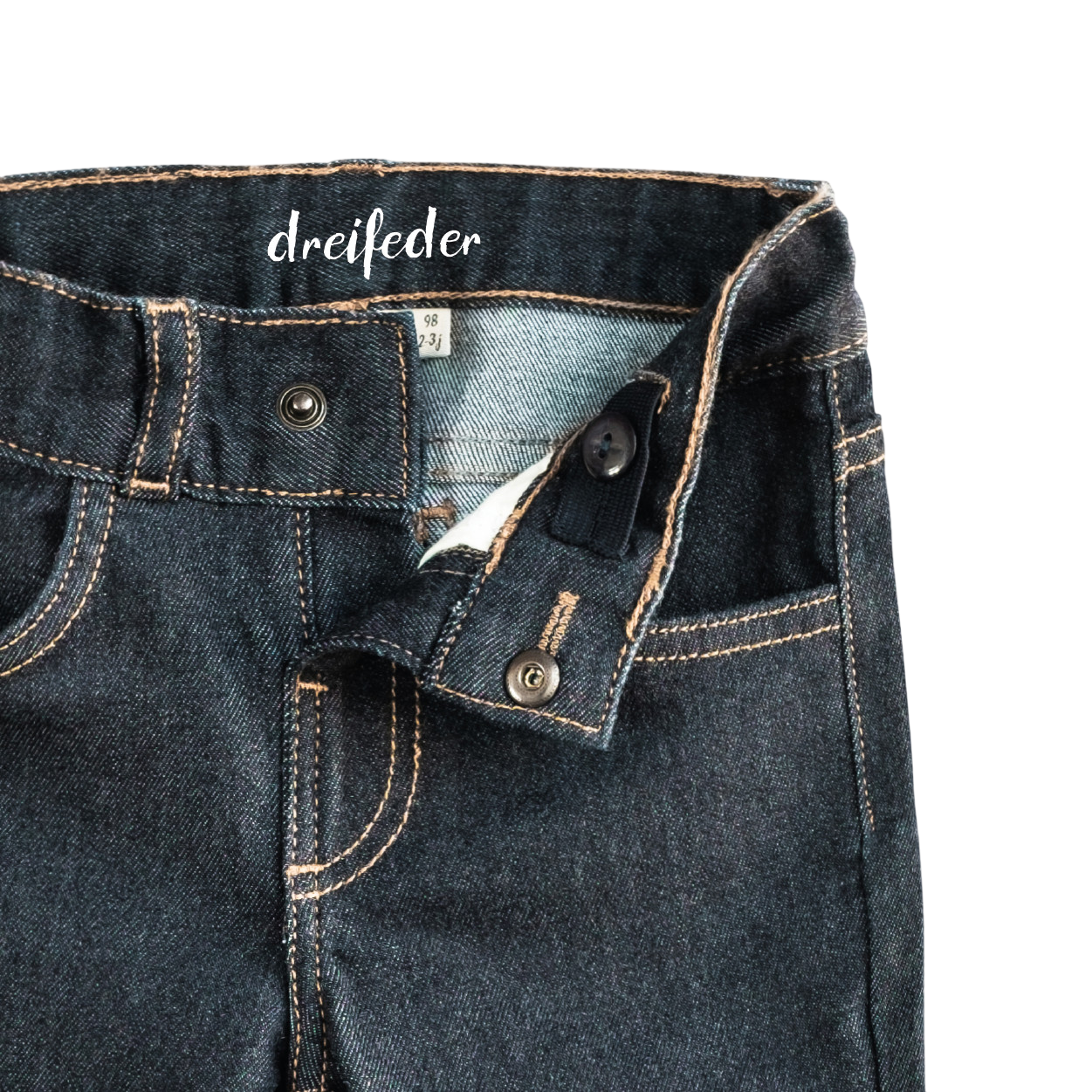 Midi Jeans indigo