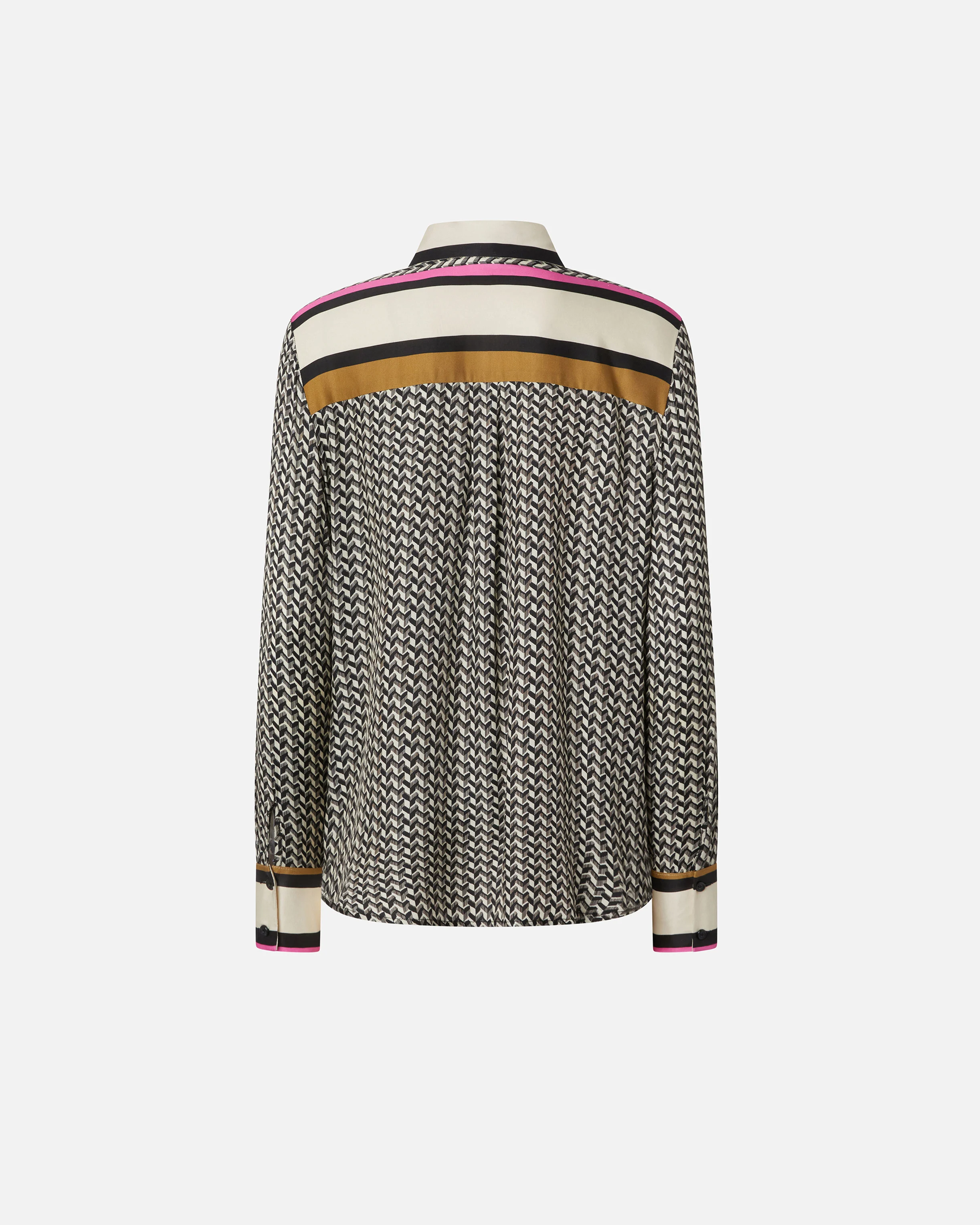 Chemise fluide à imprimé foulard | Beige