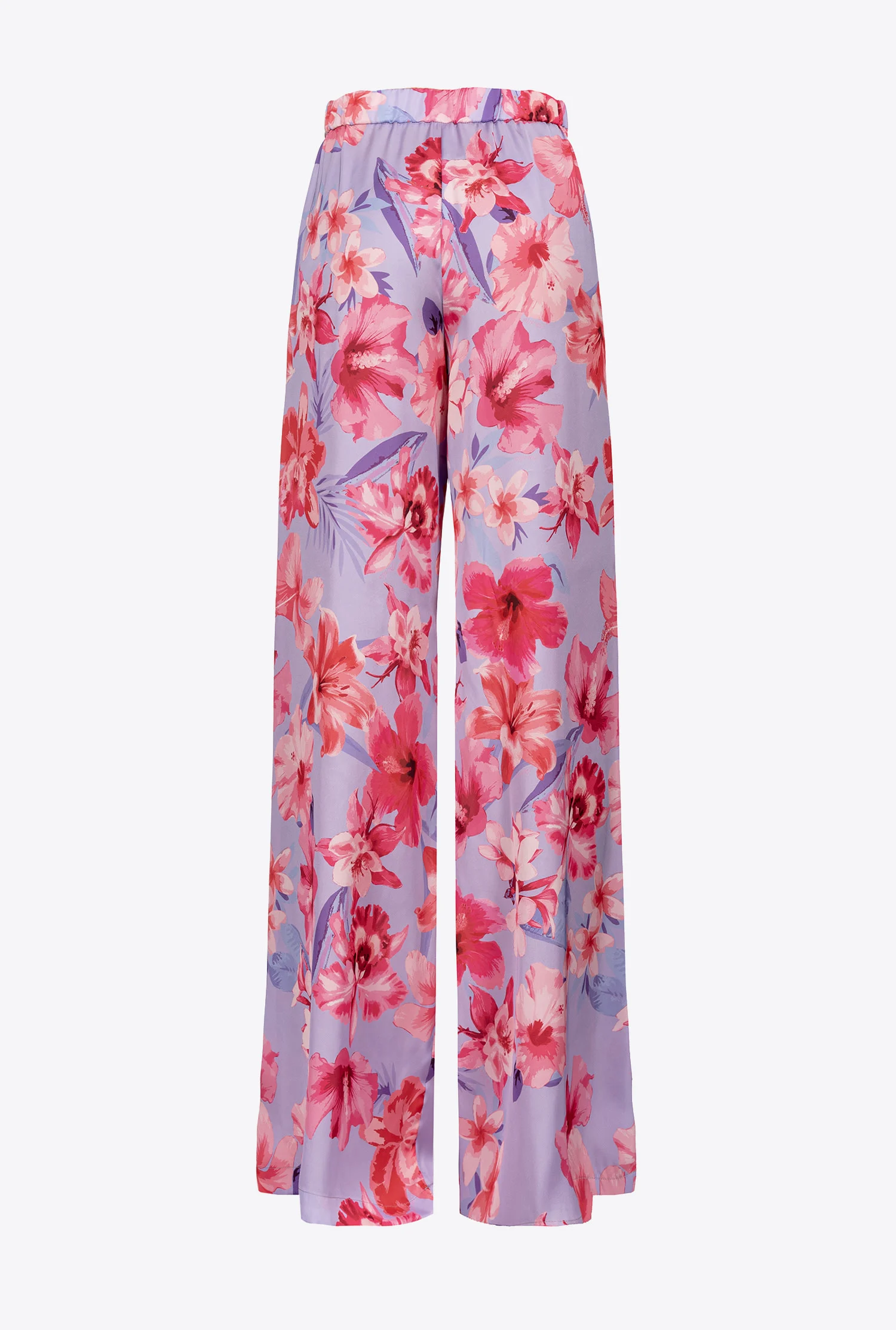 Pantalon ample à imprimé floral | Multicolore