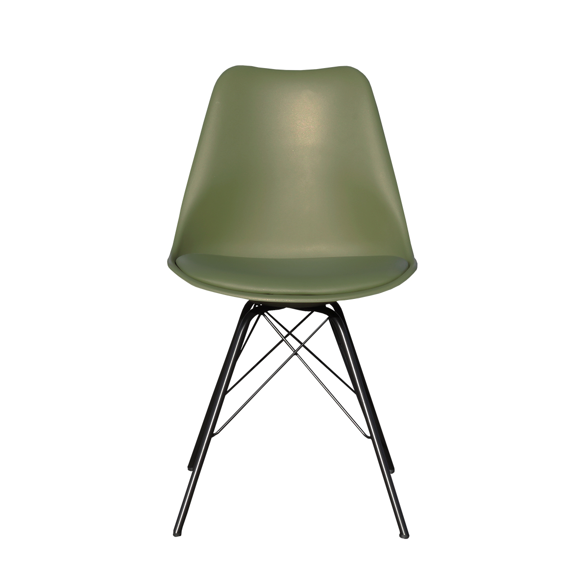 Kick kuipstoel Metal Luuk groen