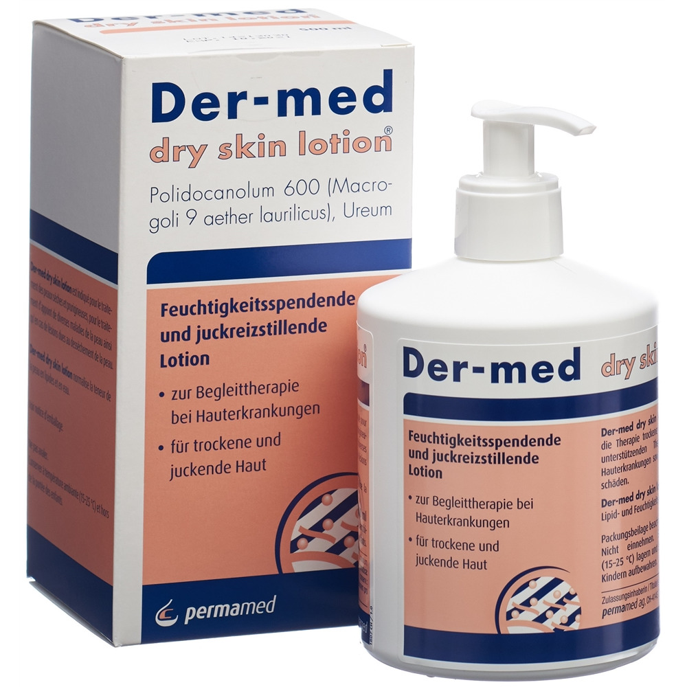 Der-med dry skin Lotion Lot Fl 500 ml
