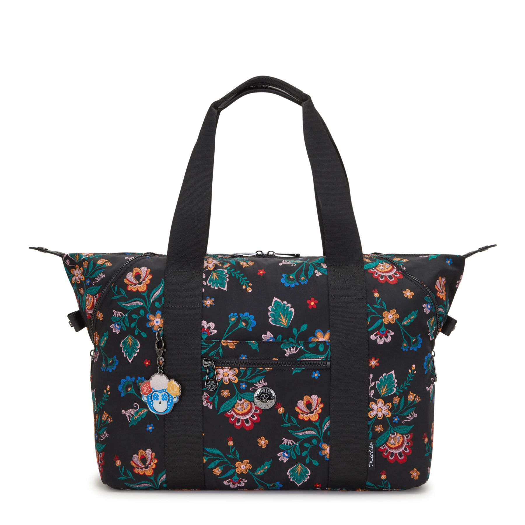 ART M Sac fourre-tout de taille moyenne Frida Kahlo Art - Frida Kahlo Floral