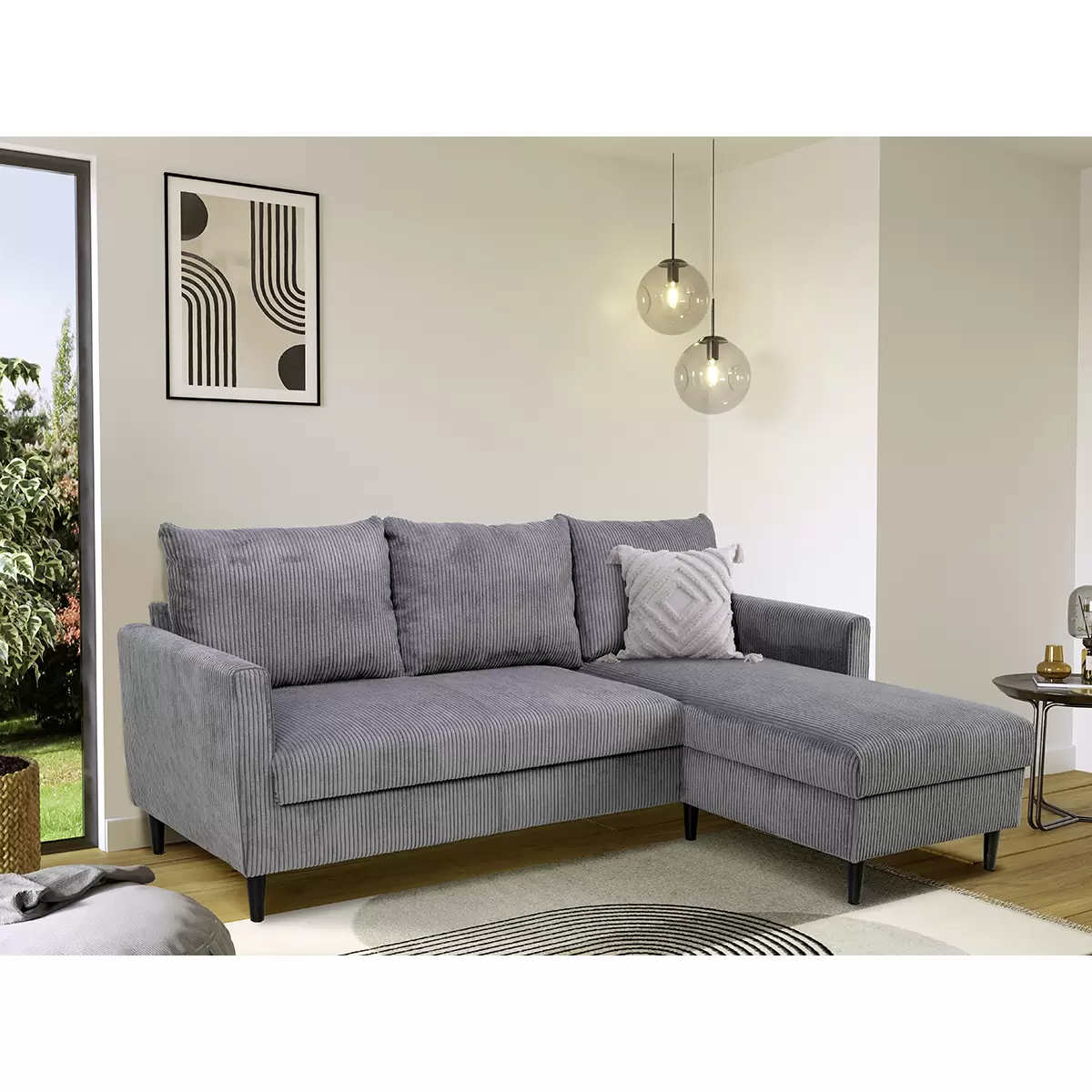 Ecksofa Tweety Anthrazit