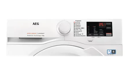 AEG Series 6000 914 915 516, Front-læsning, 9 kg, B, 76 dB, 1400 rpm, A
