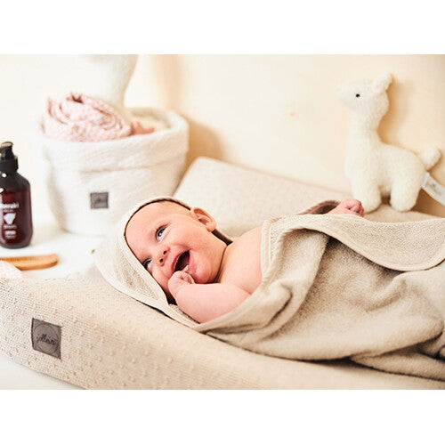 Jollein badcape badstof - nougat