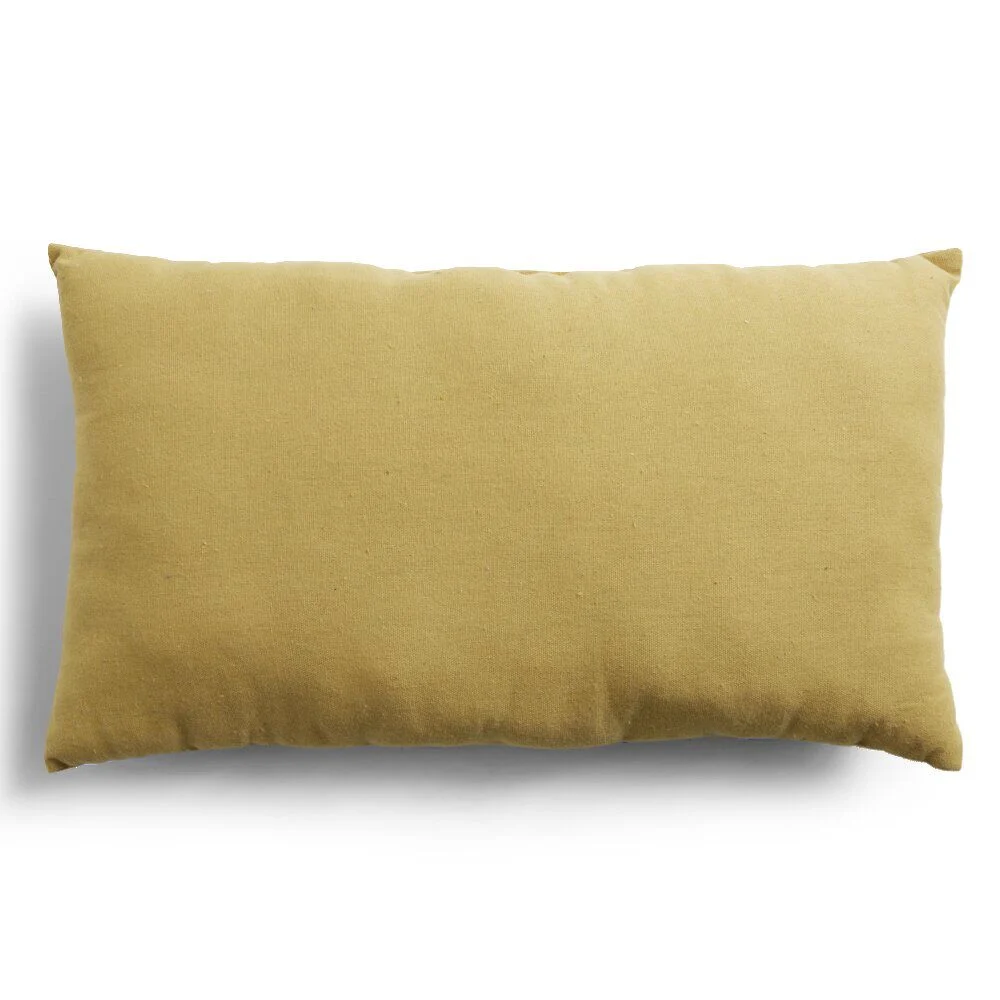 Coussin rectangulaire 50x30cm jaune ocre