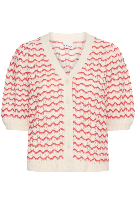 Ichi beige dames vest
