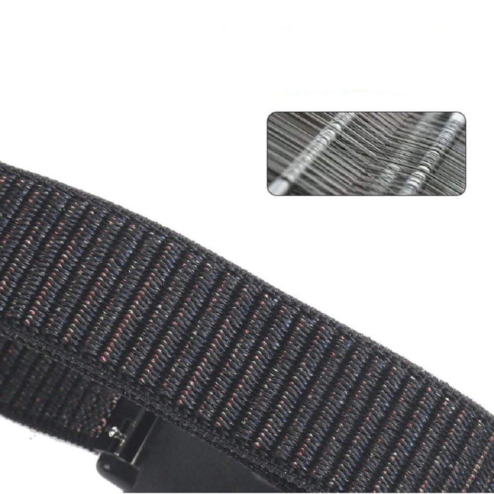 Garmin Fenix 7X / 7X Pro Nylon Klettverschluss Ersatz Armband - Schwarz