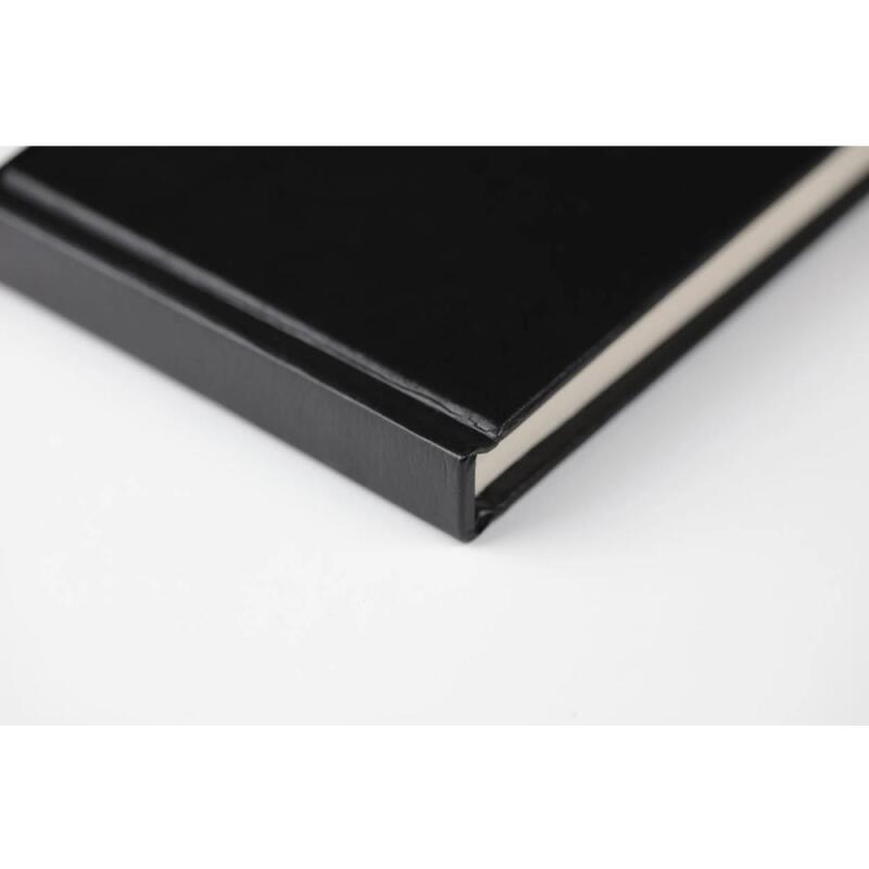 Zeta Series carnet rembordé rigide 26F 14x21,6cm 270g - Blanc